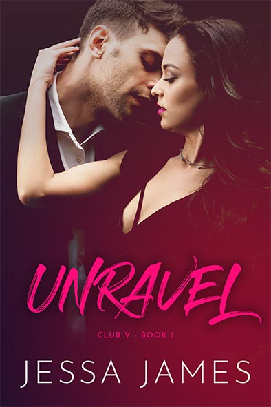 book cover for Unravel by Jessa James